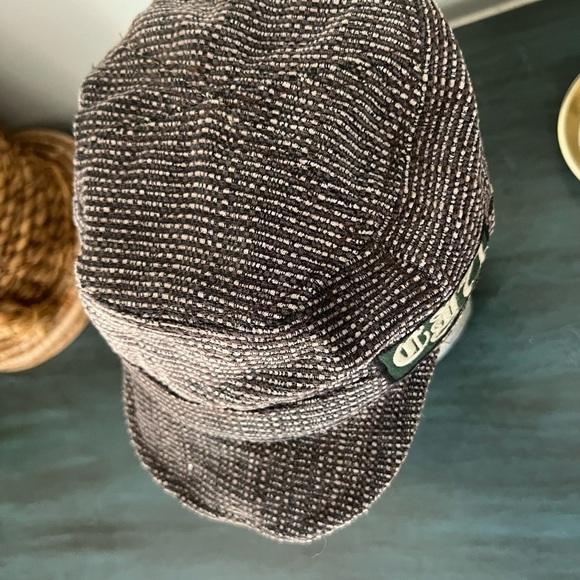 Cremieux tweed hat one size green lining band. Fully lined. - Picture 3 of 7